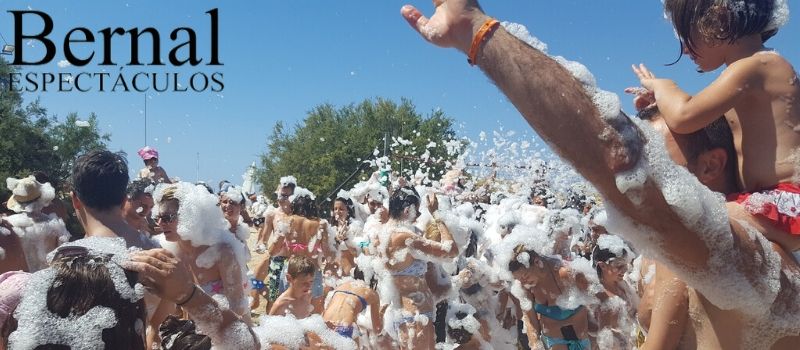 fiesta de la espuma huelva