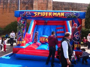 hinchable spiderman en huelva